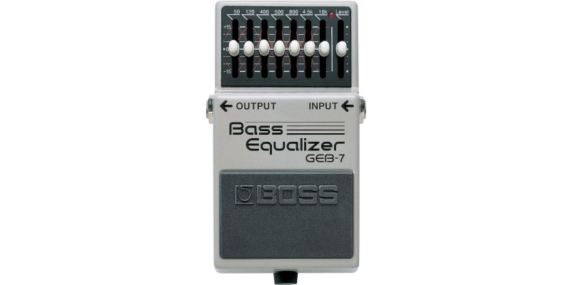 Boss GEB-7 Bass Seven-band EQ Pedal Front