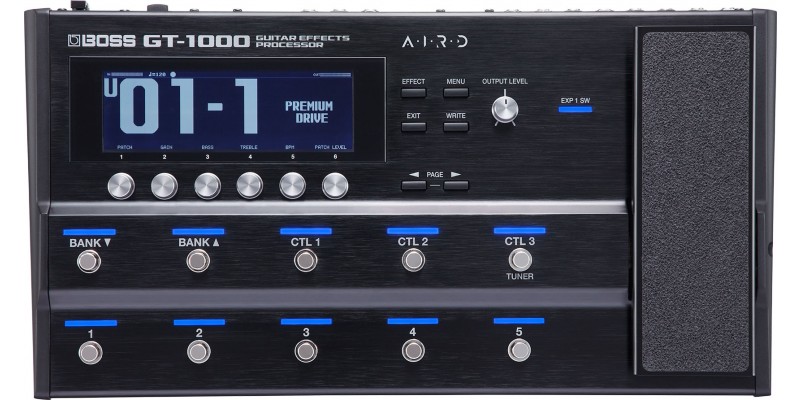 BOSS GT-1000 Guitar Effects Processor Front