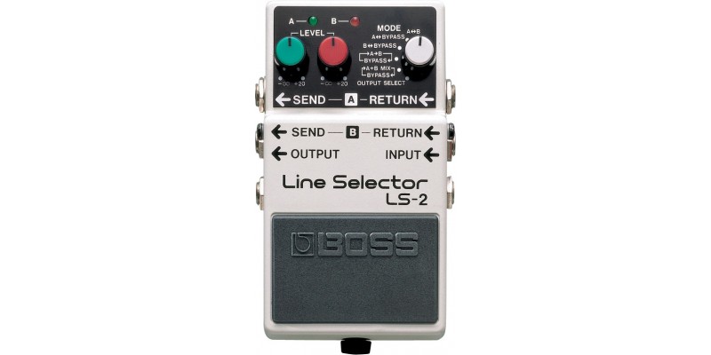 Boss LS-2 Line Selector Pedal Front