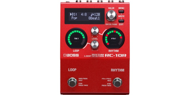Boss RC-10R Rhythm Loopstation Pedal Front