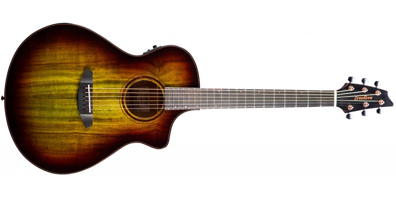Breedlove Pursuit Exotic S Concert Earthsong CE Myrtlewood