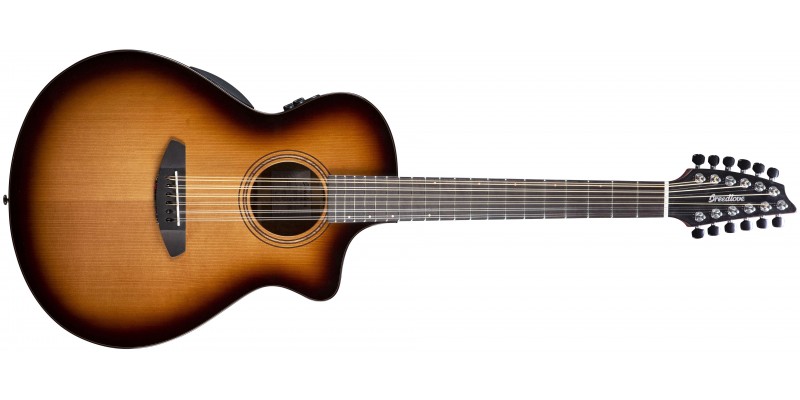 Breedlove Organic Solo Pro Concert Edgeburst 12 String CE Front