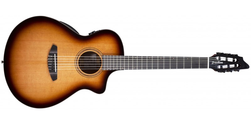 Breedlove Organic Solo Pro Concert Edgeburst Nylon CE