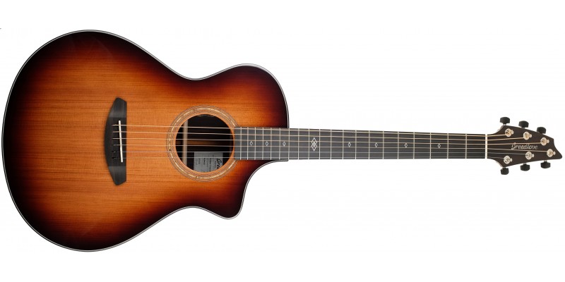 Breedlove Premier Concert Edgeburst CE Redwood East Indian Rosewood Front