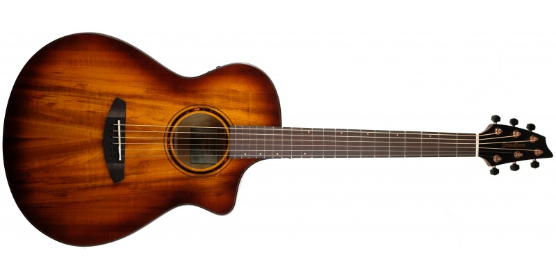 Breedlove Pursuit Exotic S Concert Tiger's Eye CE Myrtlewood Front