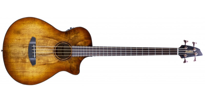 Breedlove Pursuit Exotic S Concerto Amber Bass CE Myrtlewood Front
