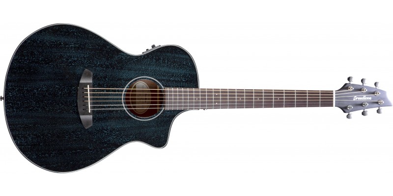 Breedlove Rainforest S Concert Midnight Blue African Mahogany Front