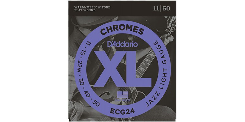 11 gauge flatwound guitar strings discount