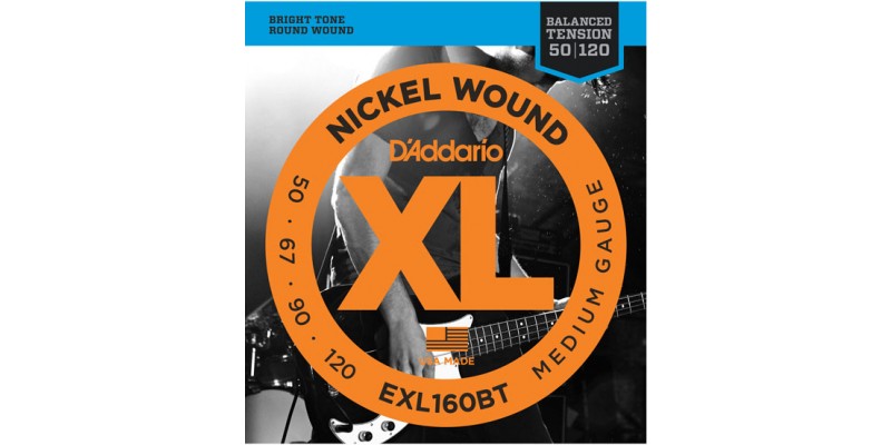 D'Addario EXL160BT Balanced Tension Nickel Bass Strings