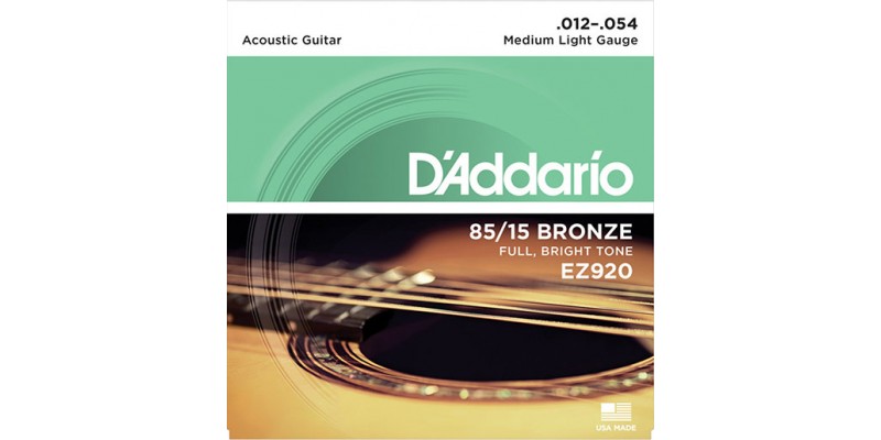 D'Addario EZ920 85/15 Bronze Acoustic Strings