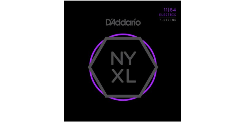 D'Addario NYXL1164 set of 7 Guitar Strings