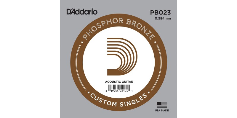 D'Addario PB023 Acoustic Phosphor Bronze String