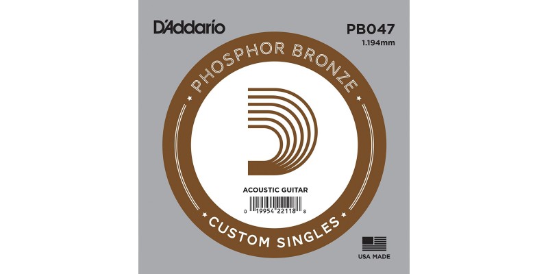 D'Addario PB047 Acoustic Phosphor Bronze String