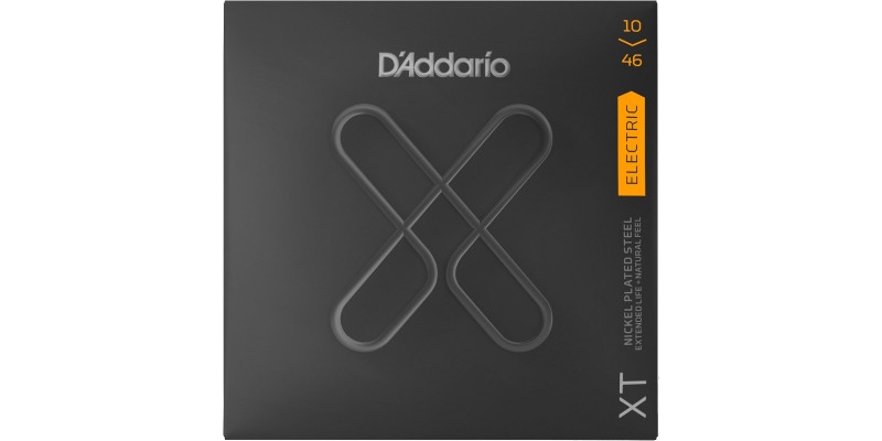 D'Addario XTE1046 XT Electric Nickel Plated Steel Regular Light 10-46 Front