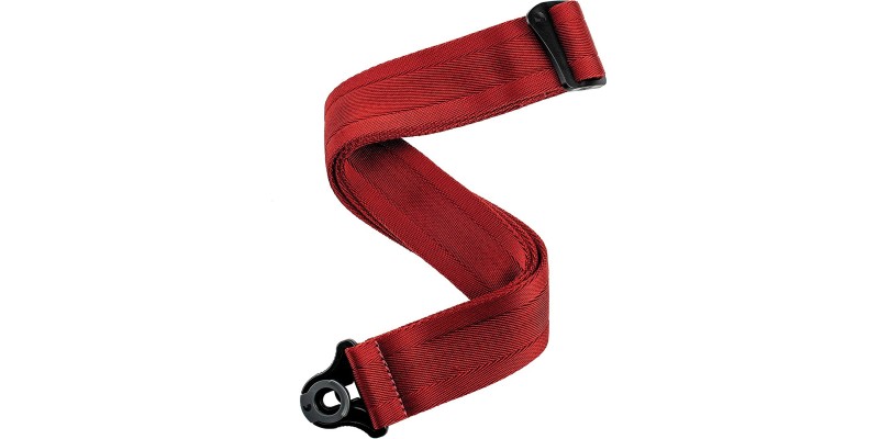 DAddario Auto Lock Guitar Strap Blood Red Main