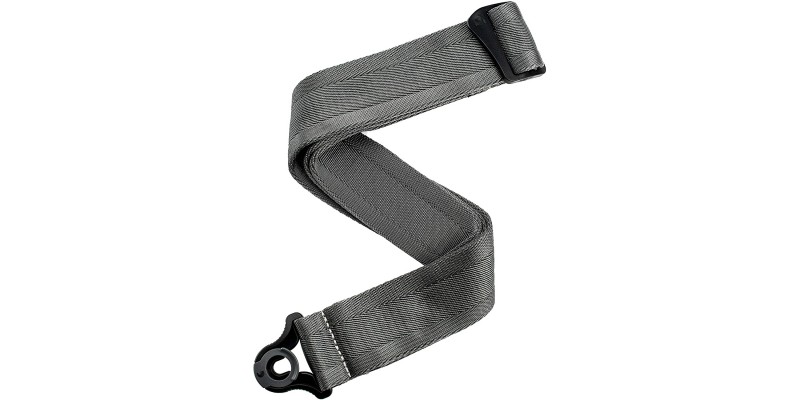 DAddario Auto Lock Guitar Strap Metal Grey Main