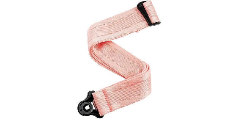 D'Addario Auto Lock Guitar Strap New Rose Main
