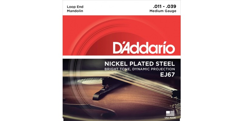 D'Addario EJ67 Nickel Mandolin Strings Medium