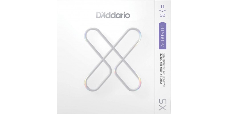D'Addario XSAPB1152 XS Phosphor Bronze Acoustic Guitar Strings Front
