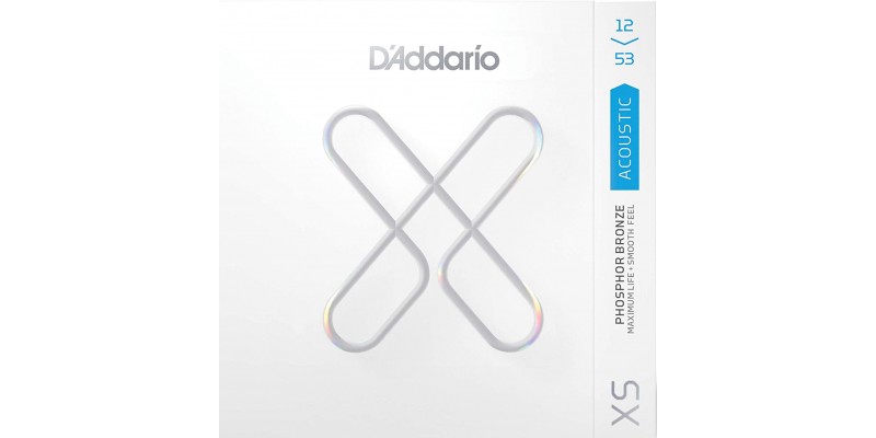 D'Addario XSAPB1253 XS Phosphor Bronze Acoustic Guitar Strings Front