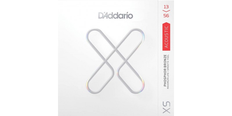 D'Addario XSAPB1356 XS Phosphor Bronze Acoustic Guitar Strings Front