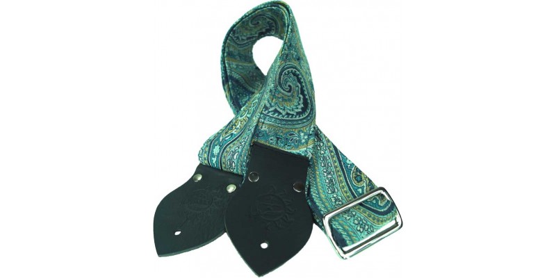 Dog Days Lapis 2-Inch Wide Guitar Strap