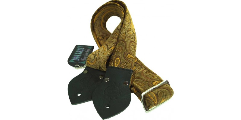 Dog Days Turmeric 2-Inch Wide Guitar Strap