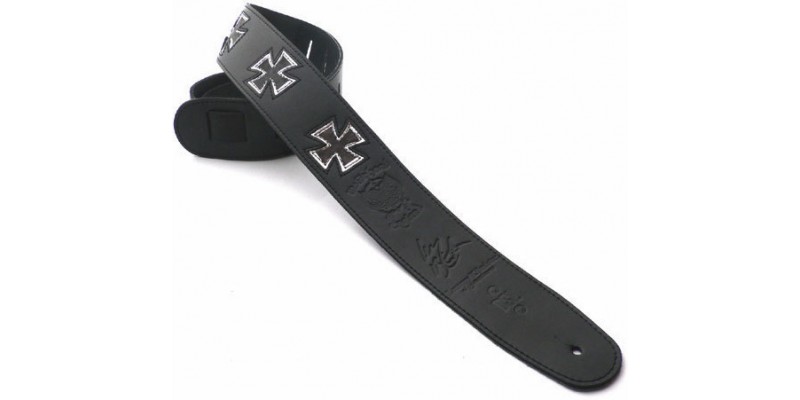 Iron cross shop guitar strap