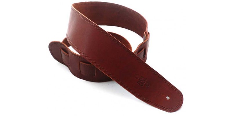 DSL SGE25-16-2 Single Ply Tan Brown Stitch 2.5 Strap