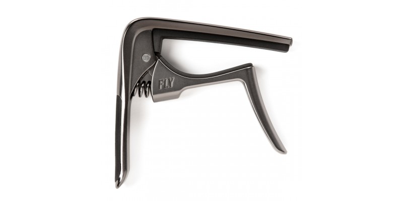 Dunlop Trigger Fly Capo Curved Gun Metal