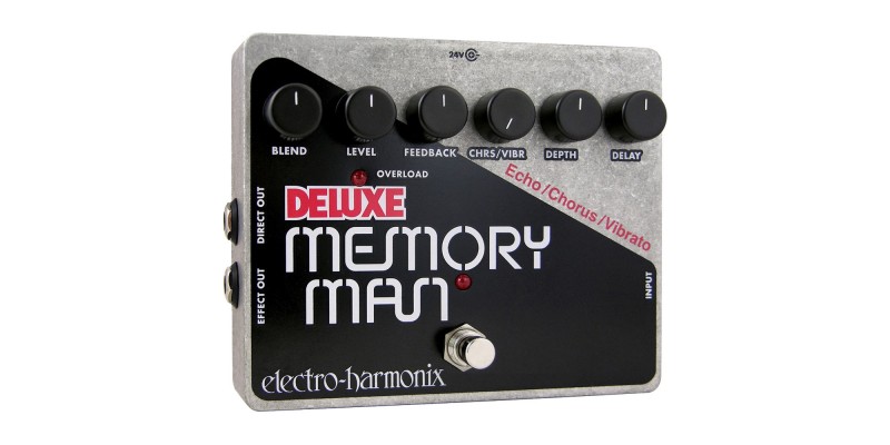 Electro Harmonix Deluxe Memory Man Delay Pedal With Chorus And Vibrato