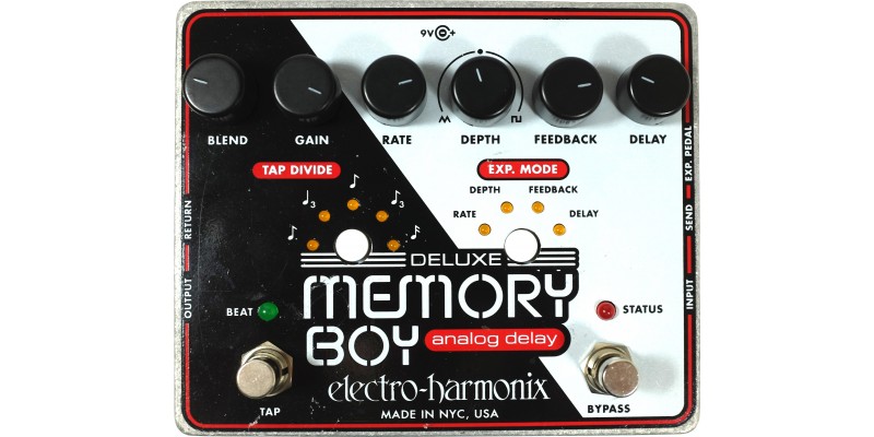 Electro Harmonix Deluxe Memory Boy Analog delay with tap tempo (Second Hand) front