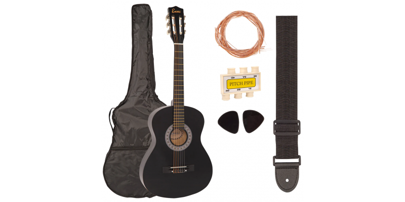 Encore 3/4 Size Classical Guitar Pack Black Pack