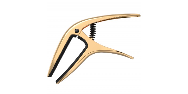 Ernie Ball Axis Capo Gold Front