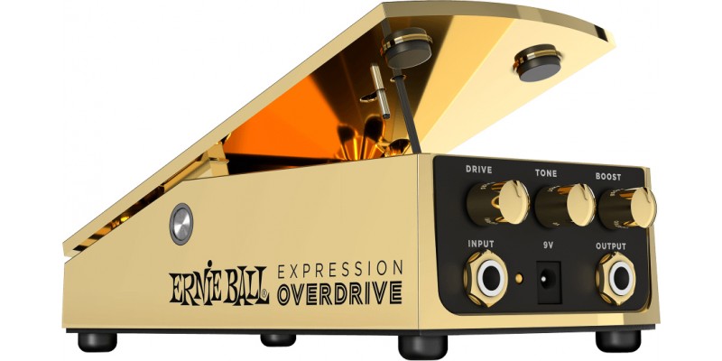 Ernie Ball Expression Overdrive Pedal Left Angle