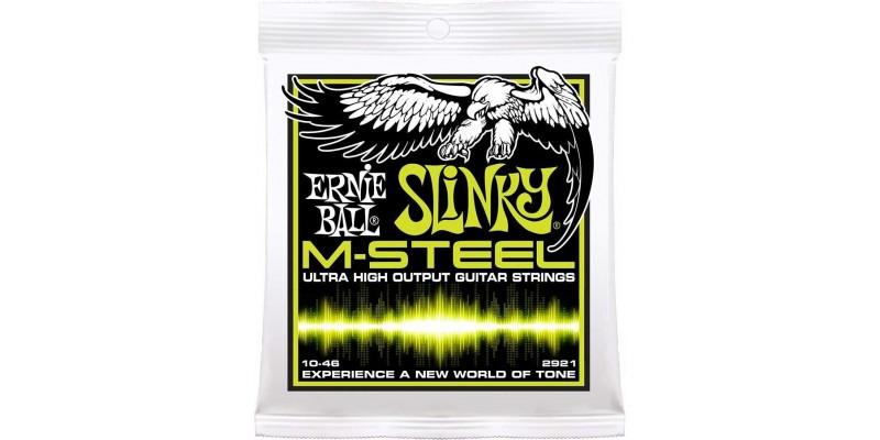 Ernie Ball M-Steel Regular Slinky Electric Guitar Strings 