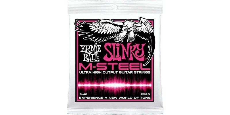 Ernie Ball M-Steel Super Slinky Electric Guitar Strings