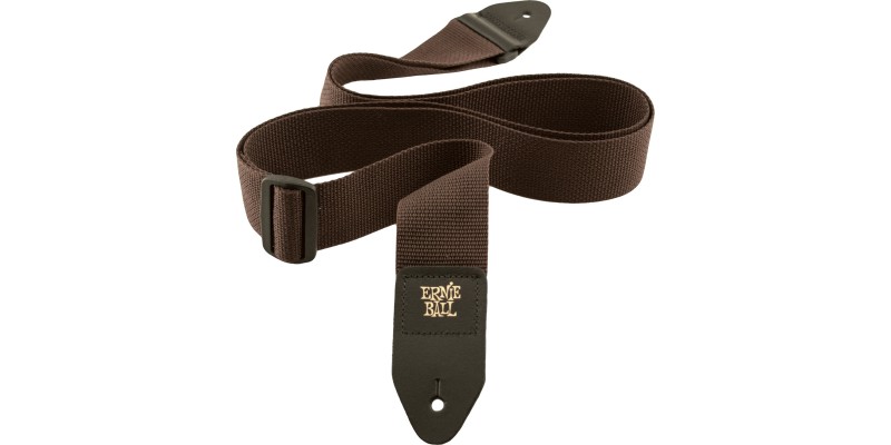 Ernie-Ball-Polypro-Guitar-Strap-Brown