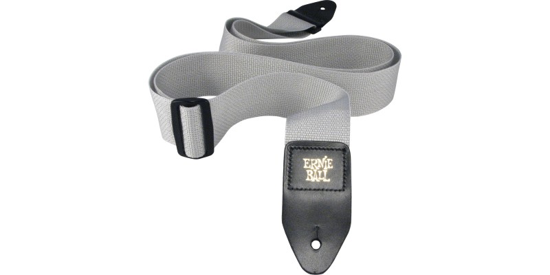 Ernie-Ball-Polypro-Guitar-Strap-Grey