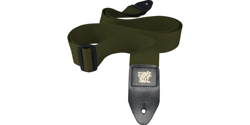 Ernie-Ball-Polypro-Guitar-Strap-Olive