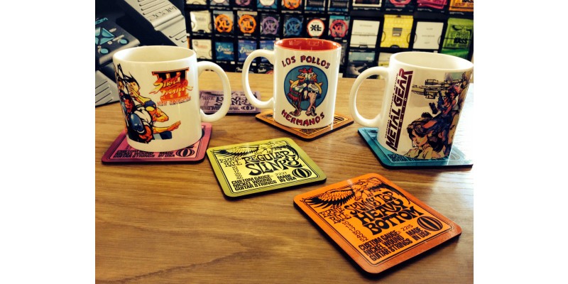 Ernie Ball Slinky Drink Coasters