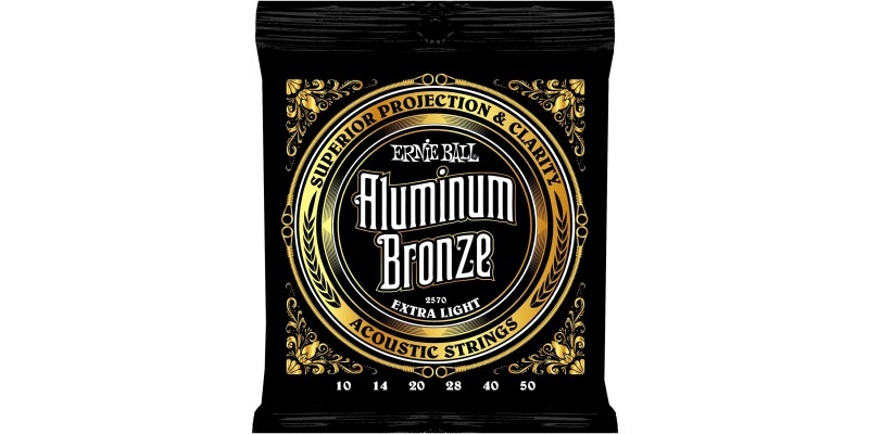 Ernie Ball Aluminium Bronze Strings Extra Light 10-50