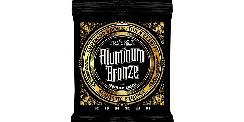 Ernie Ball Aluminium Bronze Strings Medium Light 12-54