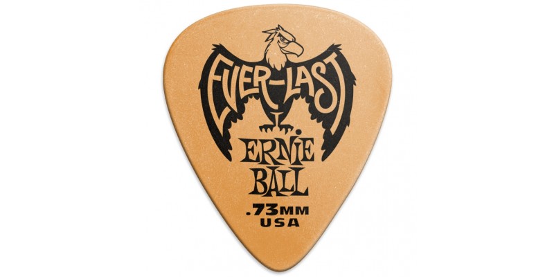 Ernie Ball Everlast Picks Orange .73mm Bag Of 12 Main