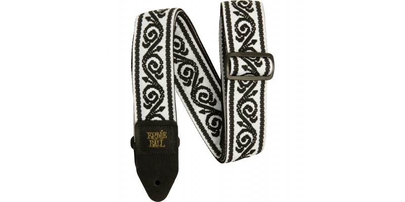 Ernie Ball Jacquard Guitar Strap Black Vine