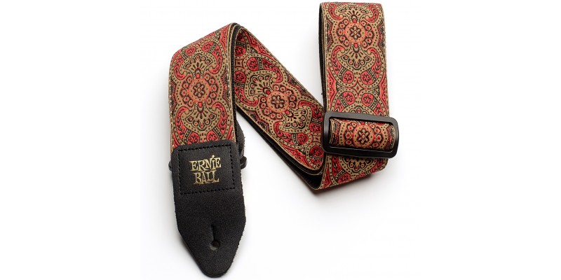 Ernie Ball Jacquard Guitar Strap Crimson Paisley