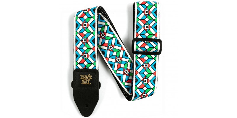 Ernie Ball Jacquard Strap - Kaleidoscope Blue