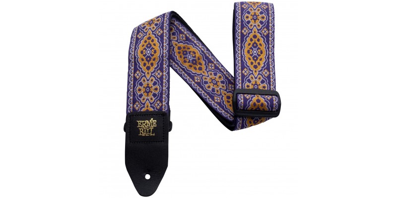 Ernie Ball Jacquard Guitar Strap Purple Sunset 1