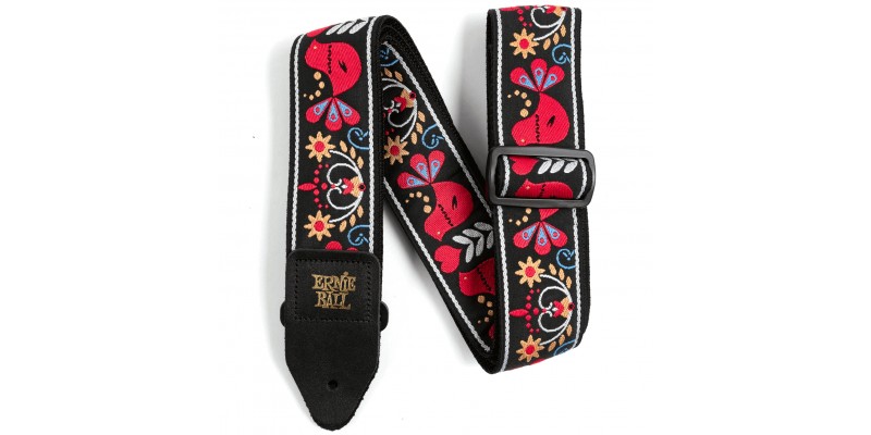 Ernie Ball Jacquard Guitar Strap Redbird Rising