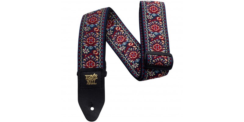 Ernie Ball Jacquard Guitar Strap Royal Bloom 1